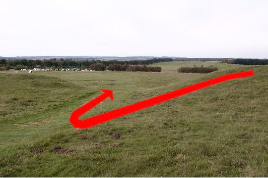 Walking direction photo: 13 for walk North of the Rings, Badbury Rings, Dorset.