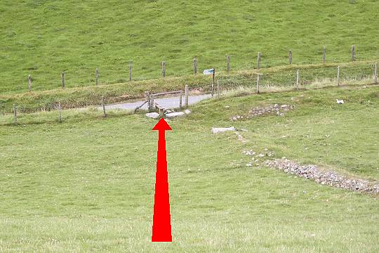 Walking direction photo: 15 for walk The Waterfalls, Castell y Bere, Gwynedd.