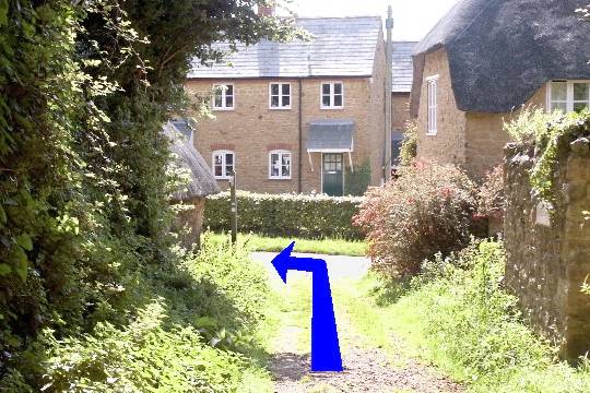 Walking direction photo: 23 for walk Up White Hill, Abbotsbury, Dorset, Jurassic Coast.