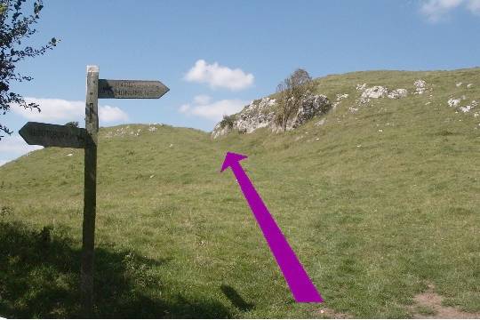 Walking direction photo: 9 for walk Castle and Beach, Abbotsbury, Dorset, Jurassic Coast.