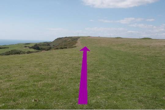 Walking direction photo: 11 for walk Castle and Beach, Abbotsbury, Dorset, Jurassic Coast.