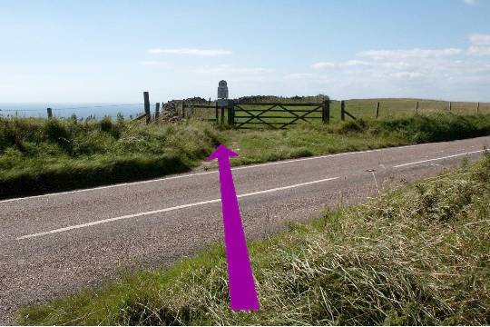 Walking direction photo: 19 for walk Castle and Beach, Abbotsbury, Dorset, Jurassic Coast.