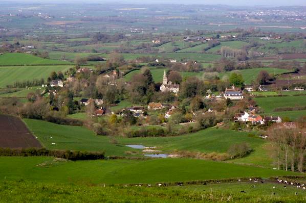 Picture, Photo, View of Fontmell, Dorset