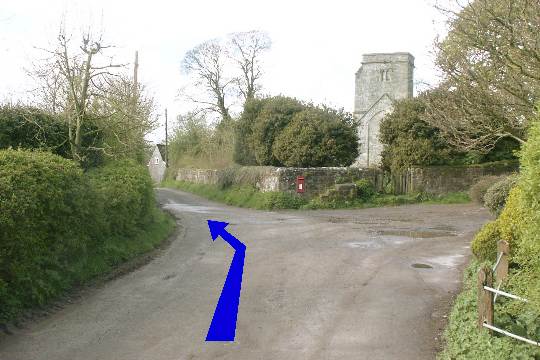 Walking direction photo: 5 for walk Compton Abbas, Fontmell, Dorset.