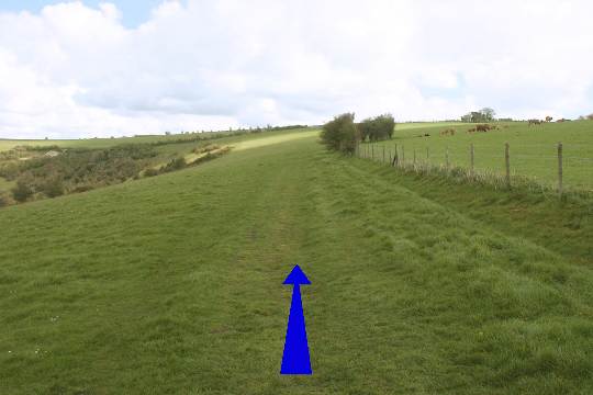 Walking direction photo: 15 for walk Compton Abbas, Fontmell, Dorset.