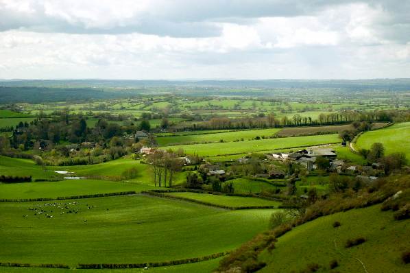 Picture, Photo, View of Fontmell, Dorset