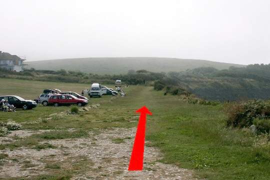 Walking direction photo: 1 for walk Swyre Head, Kimmeridge Bay, Dorset, Jurassic Coast.