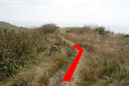 Walking direction photo: 5 for walk Swyre Head, Kimmeridge Bay, Dorset, Jurassic Coast.