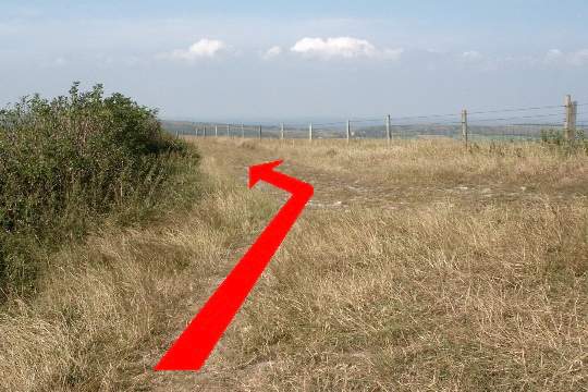 Walking direction photo: 17 for walk Swyre Head, Kimmeridge Bay, Dorset, Jurassic Coast.