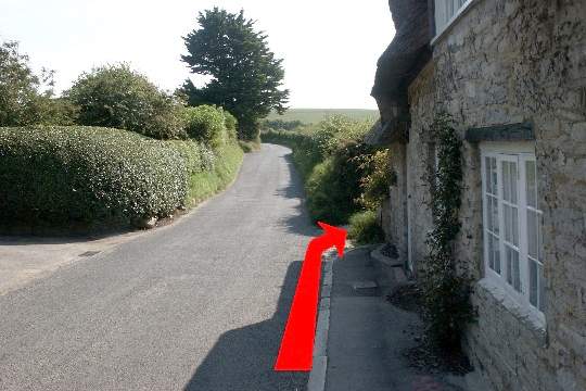 Walking direction photo: 23 for walk Swyre Head, Kimmeridge Bay, Dorset, Jurassic Coast.