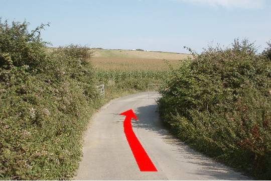 Walking direction photo: 31 for walk Swyre Head, Kimmeridge Bay, Dorset, Jurassic Coast.