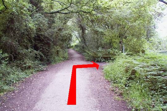 Walking direction photo: 3 for walk Castleman Trail, Broadstone, Dorset.