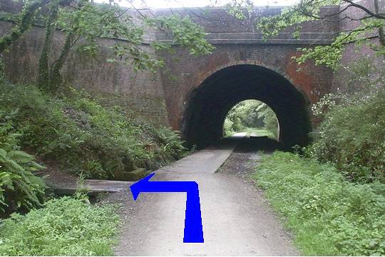 Walking direction photo: 5 for walk Castleman Trail, Broadstone, Dorset.