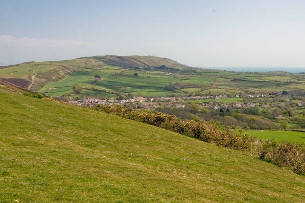 Picture, Photo, View of Corfe Castle, Dorset