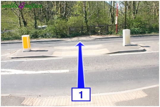 Walking direction photo: 1 for walk Purbeck Way and West Hill, Corfe Castle, Dorset.