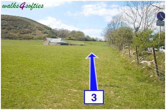 Walking direction photo: 3 for walk Purbeck Way and West Hill, Corfe Castle, Dorset.