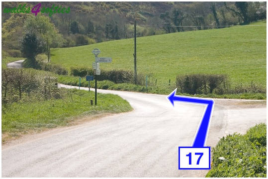 Walking direction photo: 17 for walk Purbeck Way and West Hill, Corfe Castle, Dorset.