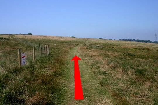 Walking direction photo: 19 for walk West Bay, Eype (near Bridport), Dorset, Jurassic Coast.