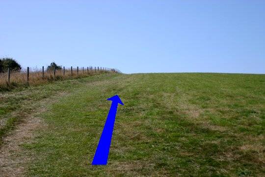 Walking direction photo: 3 for walk Doghouse Hill, Eype (near Bridport), Dorset, Jurassic Coast.