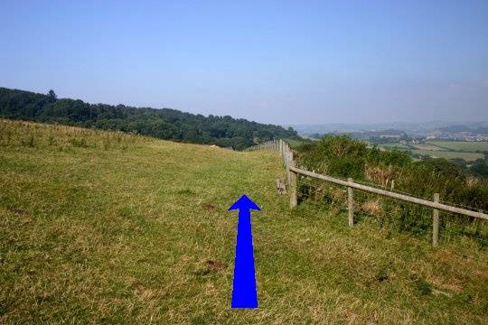 Walking direction photo: 15 for walk Doghouse Hill, Eype (near Bridport), Dorset, Jurassic Coast.