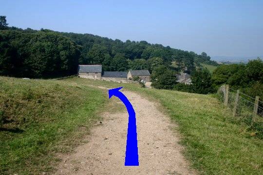 Walking direction photo: 17 for walk Doghouse Hill, Eype (near Bridport), Dorset, Jurassic Coast.