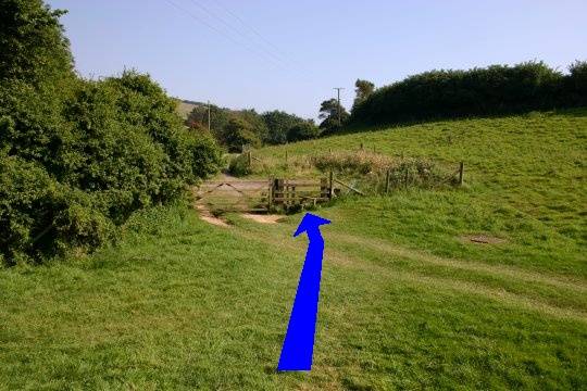 Walking direction photo: 27 for walk Doghouse Hill, Eype (near Bridport), Dorset, Jurassic Coast.