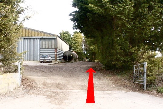 Walking direction photo: 3 for walk Brockington Down, Gussage All Saints, Dorset.