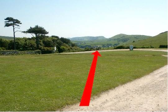 Walking direction photo: 1 for walk Cove and Durdle Door, Lulworth, Dorset, Jurassic Coast.