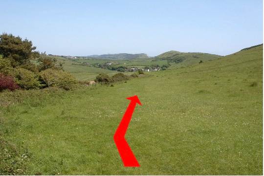 Walking direction photo: 3 for walk Cove and Durdle Door, Lulworth, Dorset, Jurassic Coast.