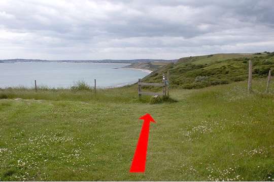 Walking direction photo: 15 for walk Osmington Mills, Osmington, Dorset, Jurassic Coast.