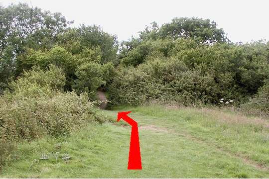 Walk direction photograph: 18 for walk Osmington Mills, Osmington, Dorset, South West England.