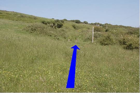 Walking direction photo: 17 for walk Redcliff Point, Osmington, Dorset, Jurassic Coast.