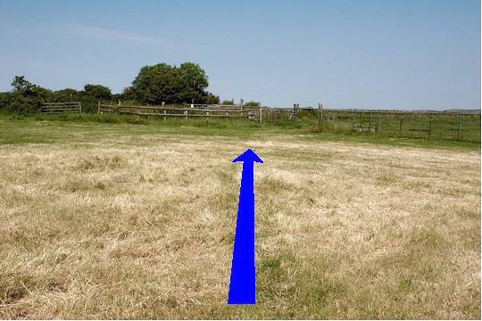 Walk direction photograph: 20 for walk Redcliff Point, Osmington, Dorset, South West England.