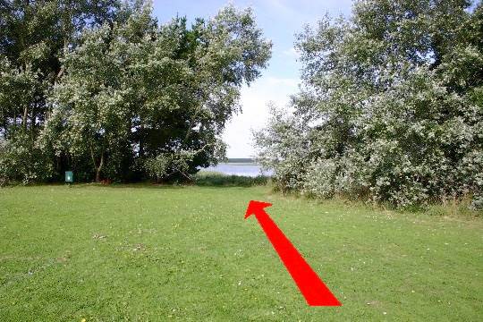 Walk direction photograph: 4 for walk Lytchett Bay, Turlin Moor, Dorset, South West England.