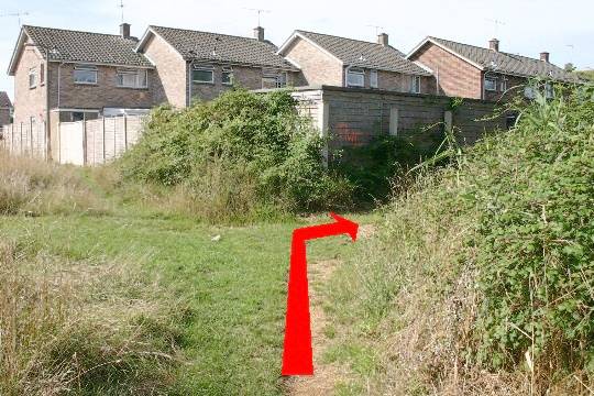 Walking direction photo: 7 for walk Lytchett Bay, Turlin Moor, Dorset.