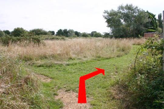 Walking direction photo: 11 for walk Lytchett Bay, Turlin Moor, Dorset.