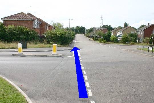 Walking direction photo: 13 for walk Lytchett Bay, Turlin Moor, Dorset.