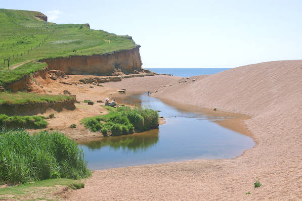 Picture, Photo, View of Burton Beach, Dorset