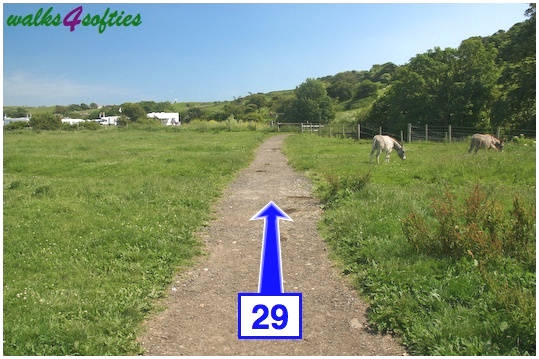 Walking direction photo: 29 for walk Freshwater, Burton Beach, Dorset, Jurassic Coast.