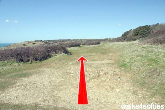 Walking direction photo: 3 for walk Dancing Ledge, Durlston, Dorset, Jurassic Coast.