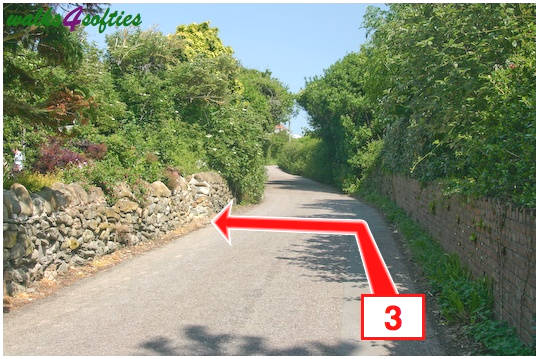 Walking direction photo: 3 for walk St Gabriel's and Langdon Hill, Seatown, Dorset, Jurassic Coast.