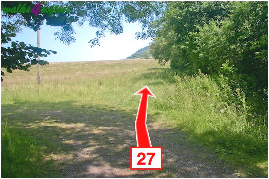 Walking direction photo: 27 for walk St Gabriel's and Langdon Hill, Seatown, Dorset, Jurassic Coast.