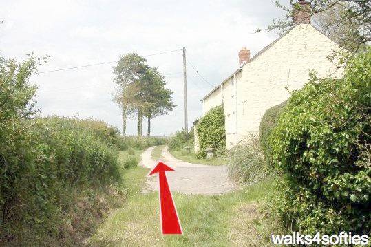 Walk direction photograph: 10 for walk Swyre and Puncknowle, West Bexington, Dorset, South West England.