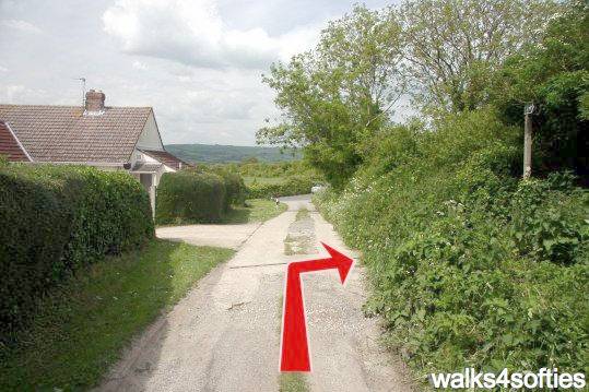 Walking direction photo: 11 for walk Swyre and Puncknowle, West Bexington, Dorset, Jurassic Coast.