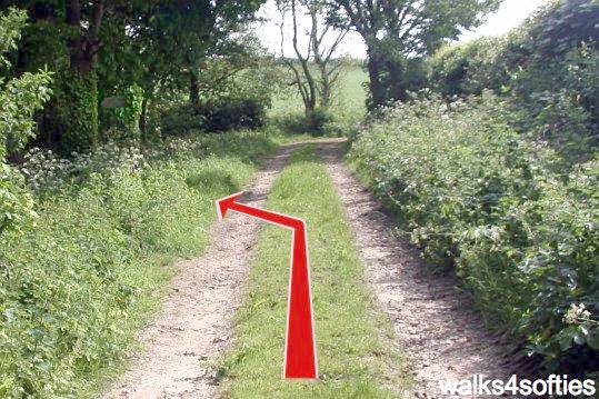 Walking direction photo: 17 for walk Swyre and Puncknowle, West Bexington, Dorset, Jurassic Coast.