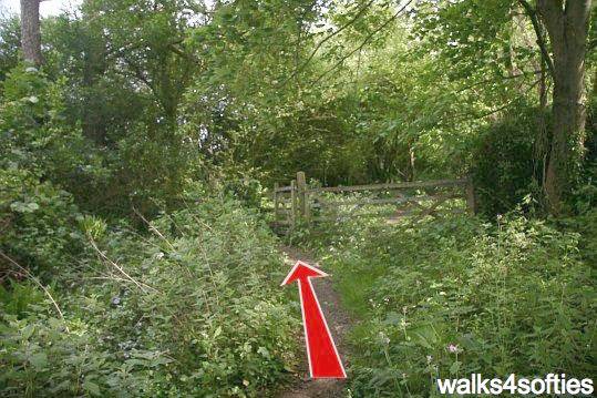 Walk direction photograph: 18 for walk Swyre and Puncknowle, West Bexington, Dorset, South West England.