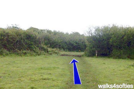 Walking direction photo: 9 for walk Limekiln Hill, West Bexington, Dorset, Jurassic Coast.
