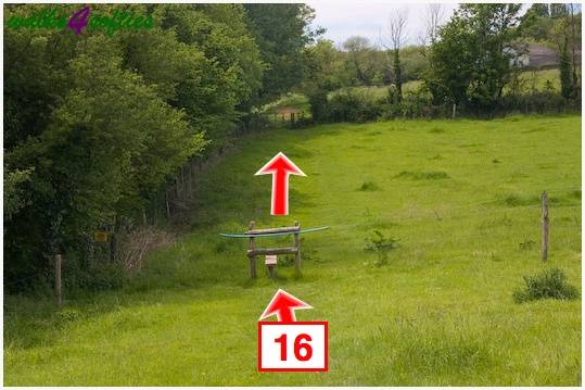 Walk direction photograph: 16 for walk Stinford Church, Hardy's Cottage, Dorset, South West England.