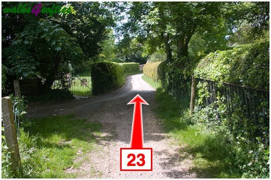 Walking direction photo: 23 for walk Stinford Church, Hardy's Cottage, Dorset.