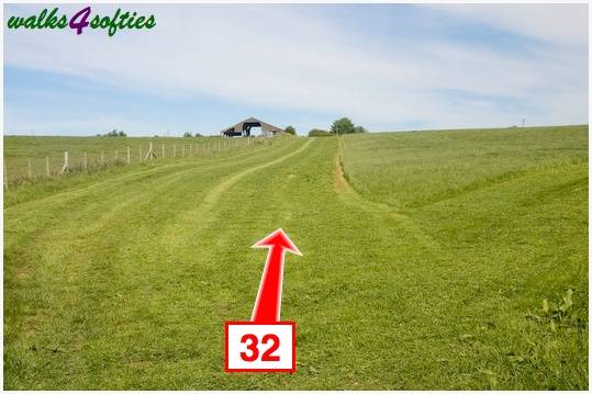 Walk direction photograph: 32 for walk Stinford Church, Hardy's Cottage, Dorset, South West England.